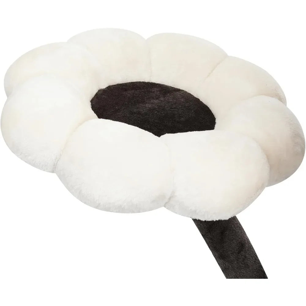 Cat Tree, 63.8inches Tall Cat Tower for Large/Small Cats Climbing, 6-Tier Cat Flower Tree with Resting Platforms & Scratching Po