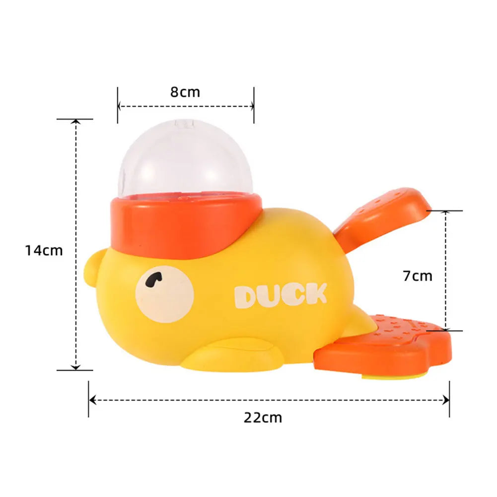Dog Food Puzzle Toy Cartoon Duck Design Dog Puzzle Feeder Interactive Pet Food Treat Dispenser for Small & Medium Dogs