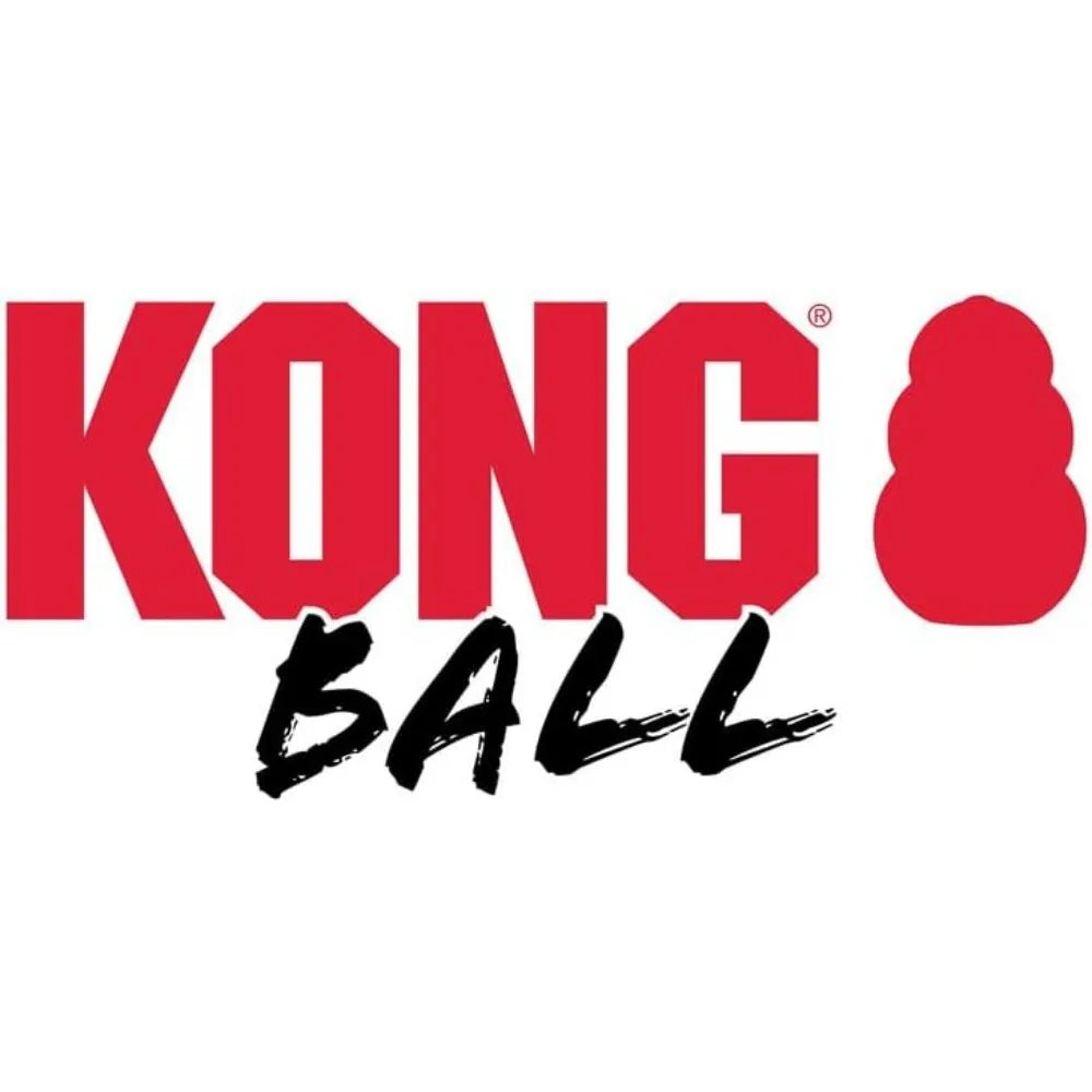 KONG Extreme Ball 2-Pack – Durable Rubber Dog Toy for Power Chewers – Tough Fetch Ball with Hole for Treats – Ideal for Training