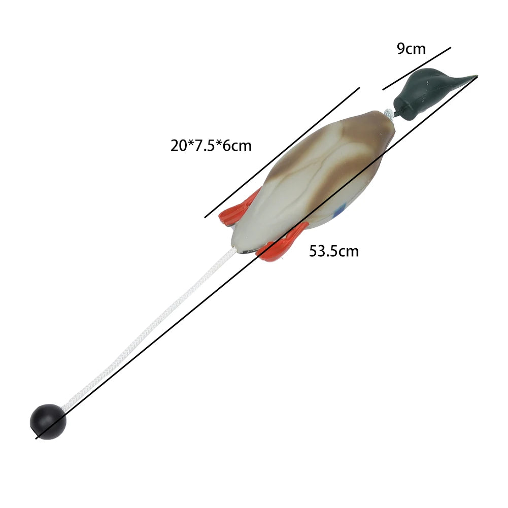 Pet Dog Training Fake Duck The Bird Dummy Teaches Mallard Waterfowl Game Retrieval Duck Bite Chewing Toys Perfect Size For All