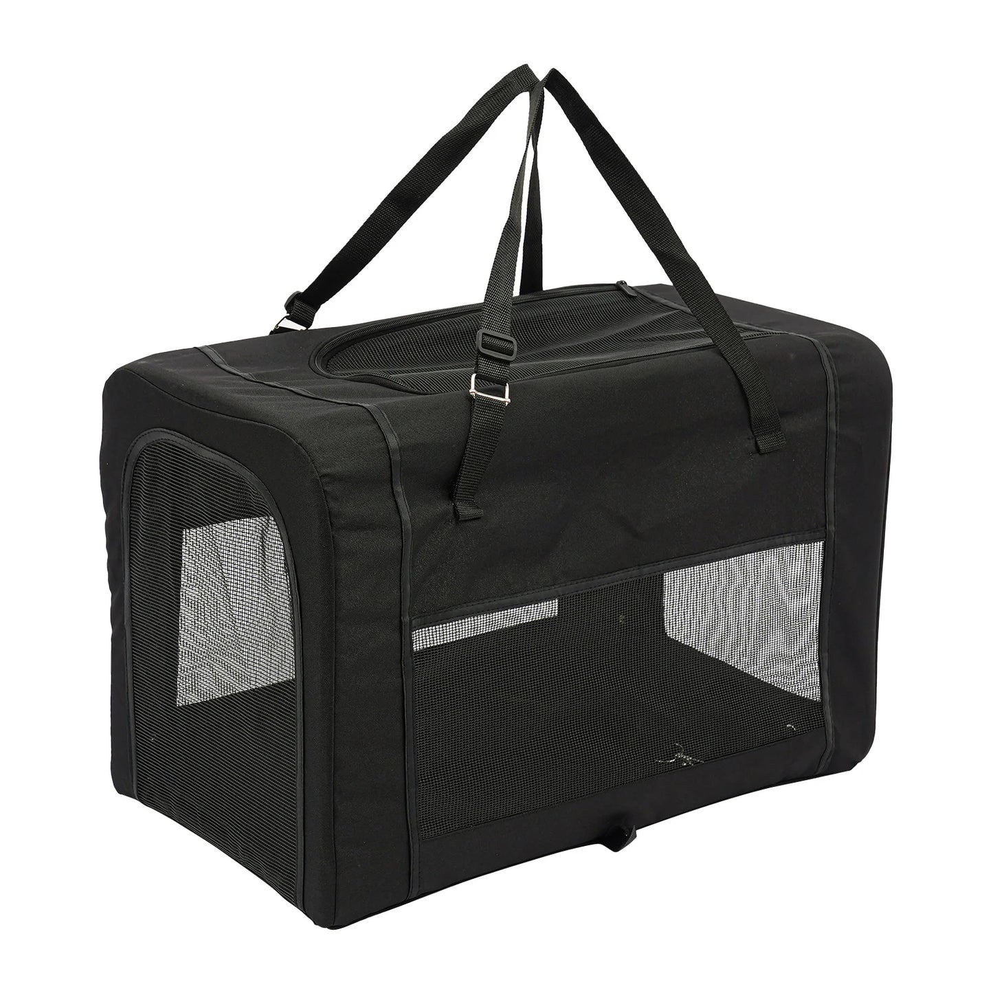 2-Tier Dog & Cat Stroller, Detachable Pet Stroller, Foldable Pet Stroller with Wheels, for Small & Medium Dogs Cats, (Black)