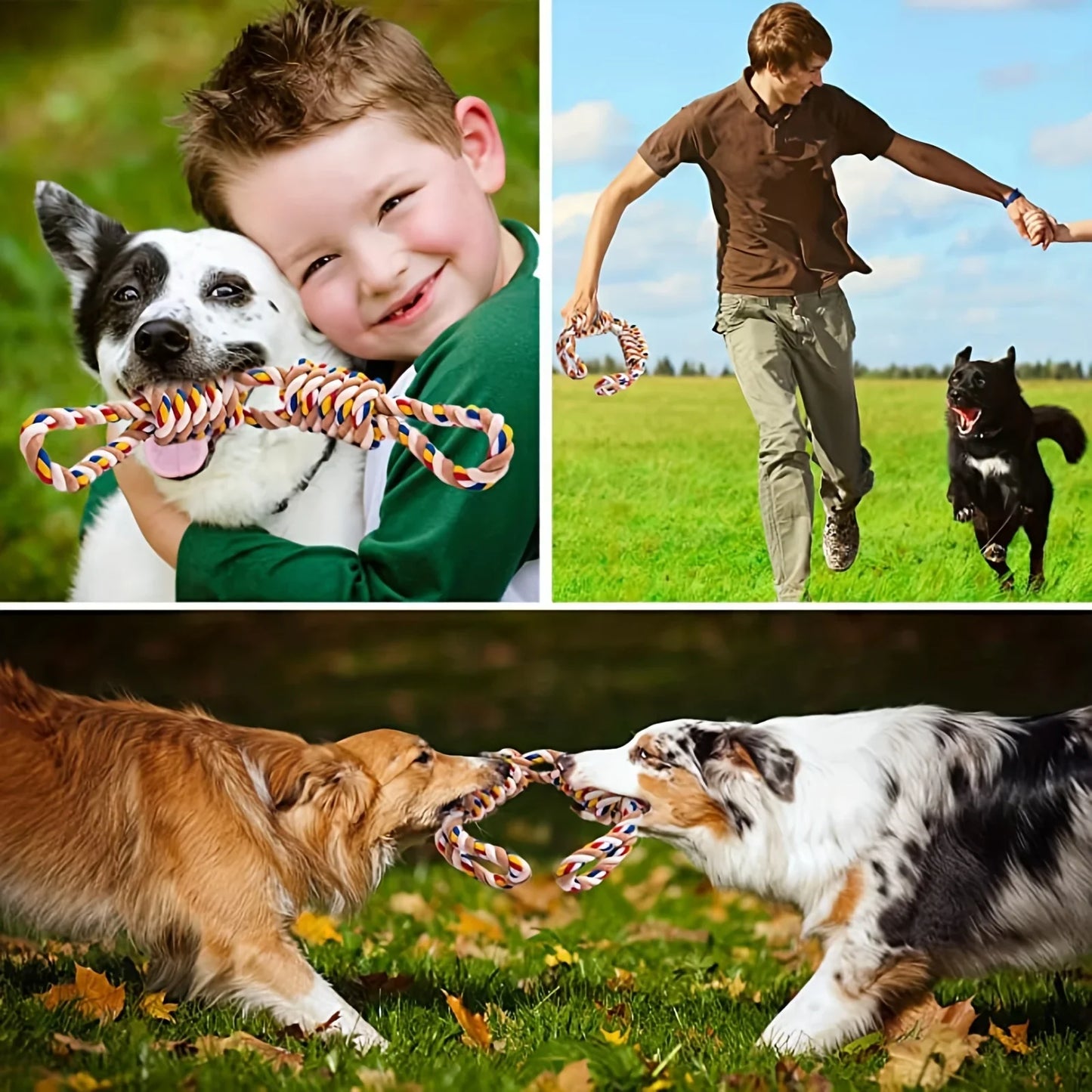 Pet Indestructible Toy For Medium Large Dogs Tough Nature Cotton Rope Puppy Toy Dog Antistress Fidget Toy Dog Toothbrush