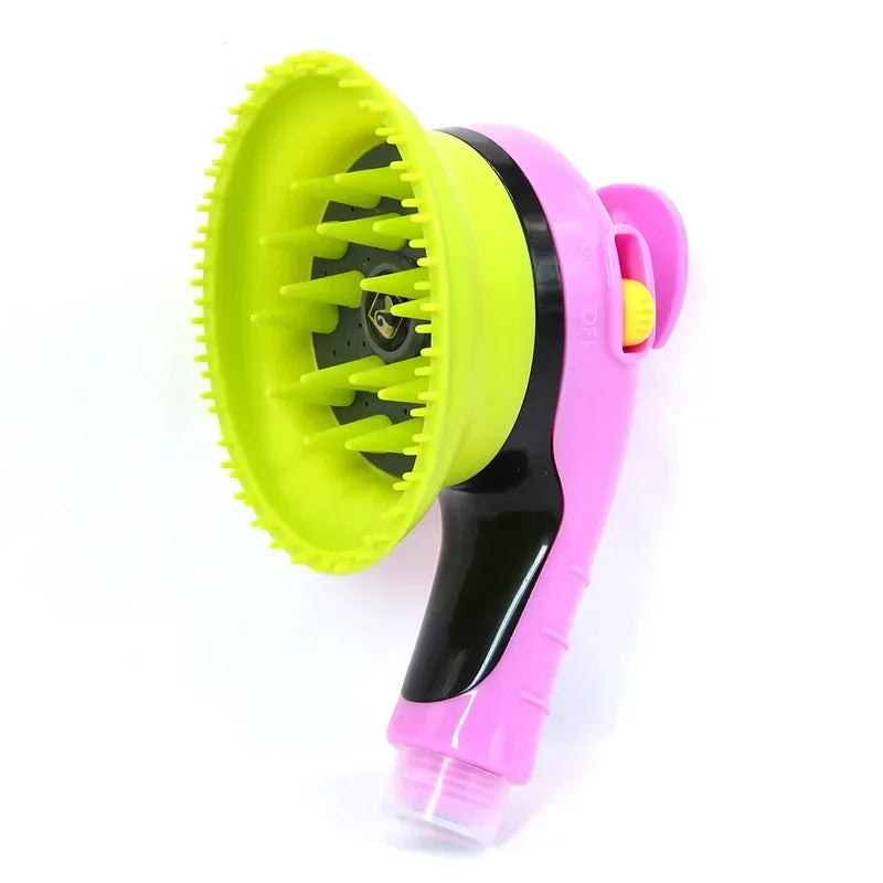 Pet Combing Massage Shower Head Bath Brush Dogs Cats Shower Shower Comb Pet Washing Supply Accessories Sprinkler Animal Dog Wash