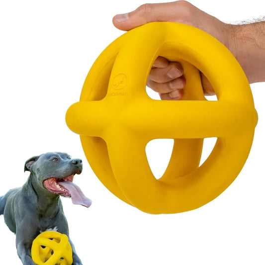 Indestructible Giant XL Dog Ball - Lifetime Replacement - Durable Toy for Aggressive Chewers - Safe, Non-Toxic Natural Rubber -