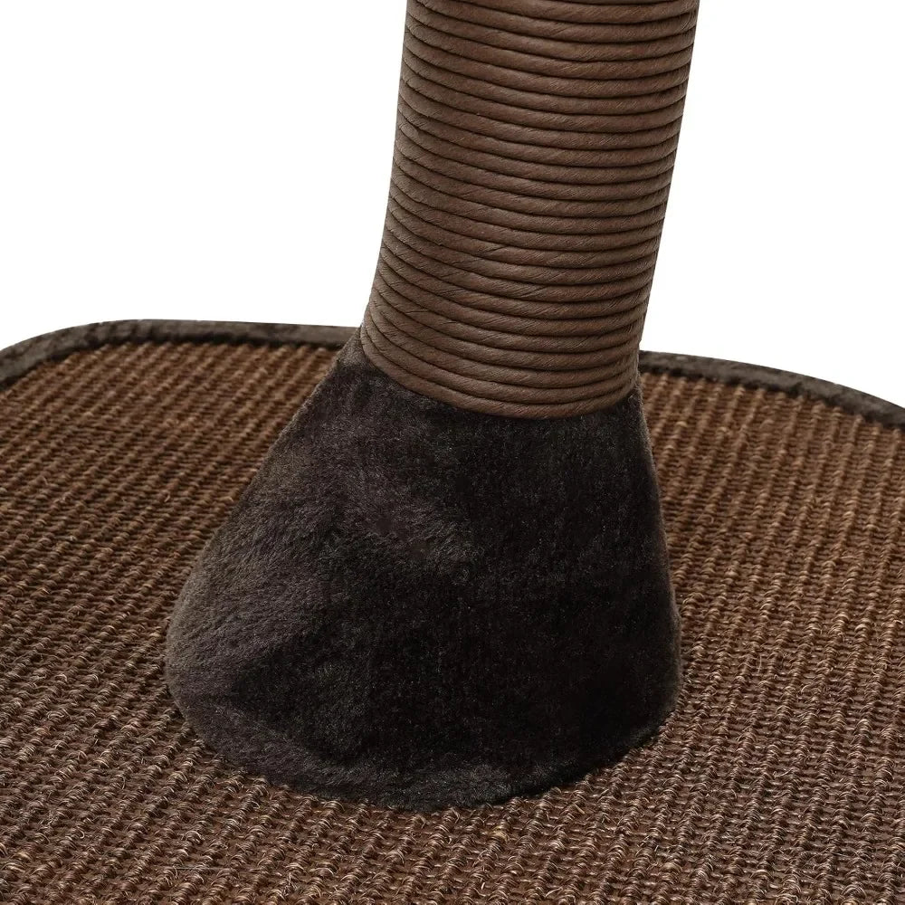 Cat Tree, 63.8inches Tall Cat Tower for Large/Small Cats Climbing, 6-Tier Cat Flower Tree with Resting Platforms & Scratching Po