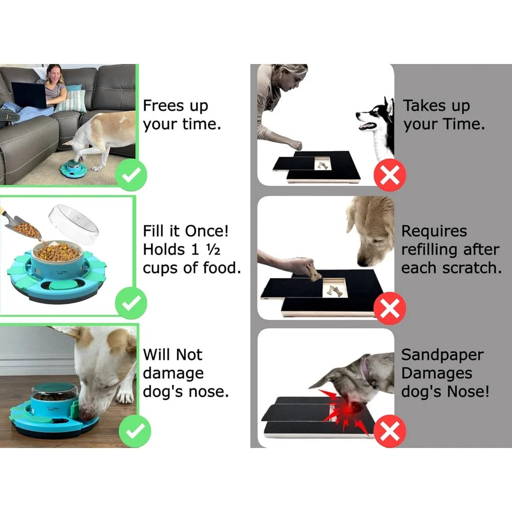 Nail File Toy, Dog Scratch Pad for Nails, Dog Nail Scratch Board, Scratching Board for Dogs, Scratching Pads Files Scratcher Slo