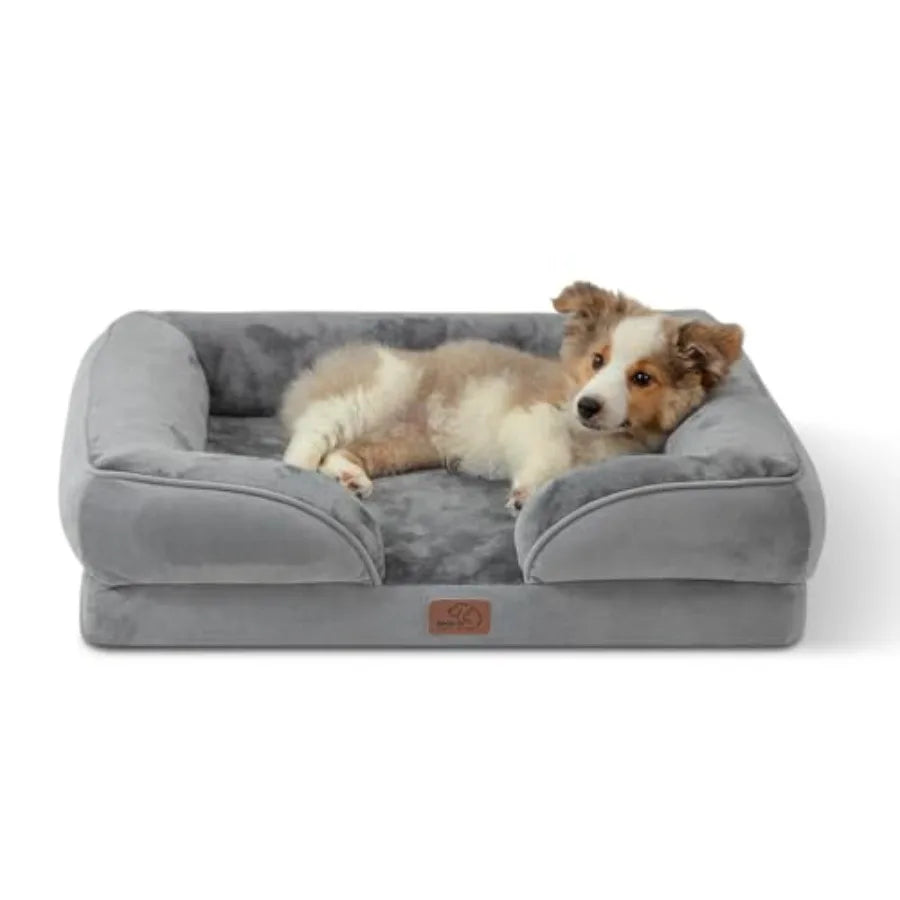 Orthopedic Dog Bed Medium Size Dogs Washable Medium Dog Cat Bed Waterproof Comfort Pet Couch Sofa with Washable Removable Cover