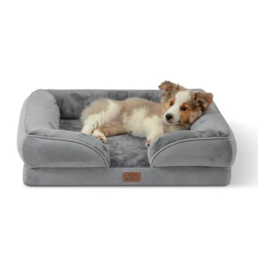 Orthopedic Dog Bed Medium Size Dogs Washable Medium Dog Cat Bed Waterproof Comfort Pet Couch Sofa with Washable Removable Cover