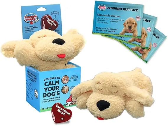 Special Edition Snuggle Puppy Toys - Heartbeat Puppy for Dogs - Pet Anxiety Relief and Calming Aid - Comfort Dog Toys for Behavi