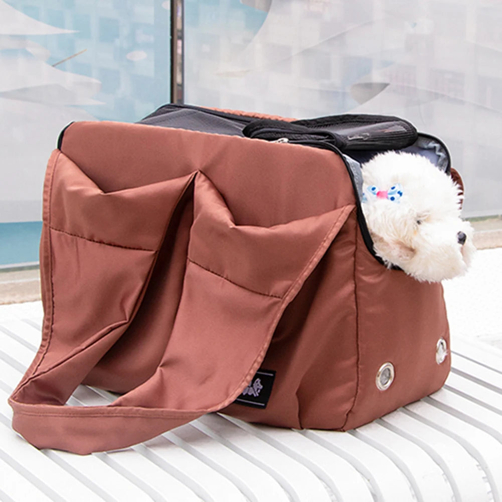 Travel Shoulder Kitten Puppy Carrying Bag Waterproof Folding Pet Cat Dog Carrier