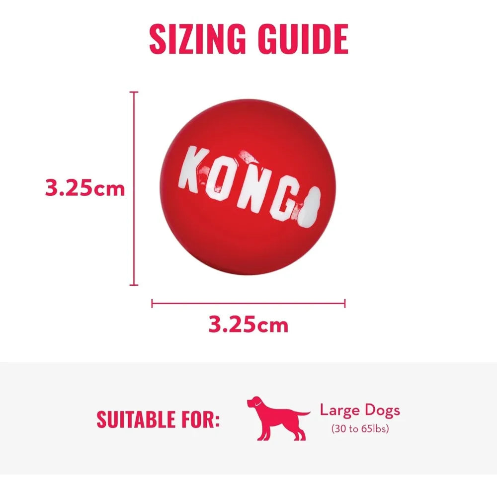 KONG Floppy Knots & Signature Balls (2 Pack) - Knotted Dog Toy Entices Play & Satisfies Instincts - Dog Supplies with Minimal St