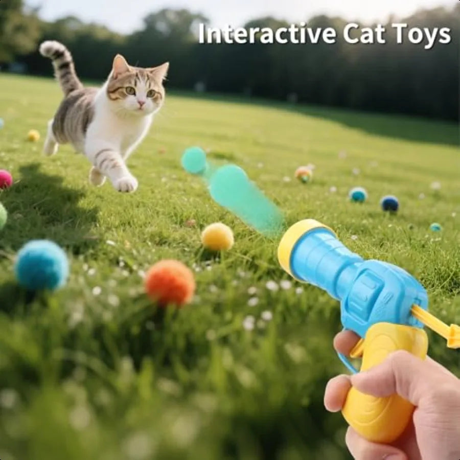 40 Pieces Cat Toys for Indoor Cats Kitty with Interactive Cat Tunnel Scratcher Feather Wand Plush Ball Toy Cat Collar Catnip To