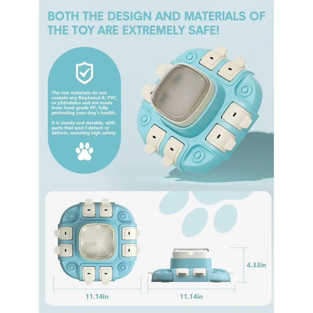 Dog Puzzle Toy - Puzzle Toys for Dogs 2 Levels, Dog Treat Puzzles Toys for IQ Training & Brain Stimulation, Slow Feeder as Gifts