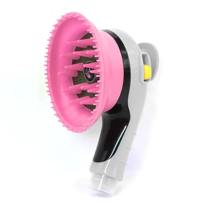 Pet Combing Massage Shower Head Bath Brush Dogs Cats Shower Shower Comb Pet Washing Supply Accessories Sprinkler Animal Dog Wash