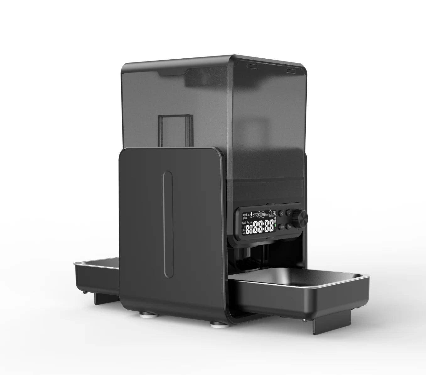 Smart Pet Feeder Automatic for Cats and Dogs - with Timed & Quantitative Feeding, Slow Food Function, Automatic Food Dispenser