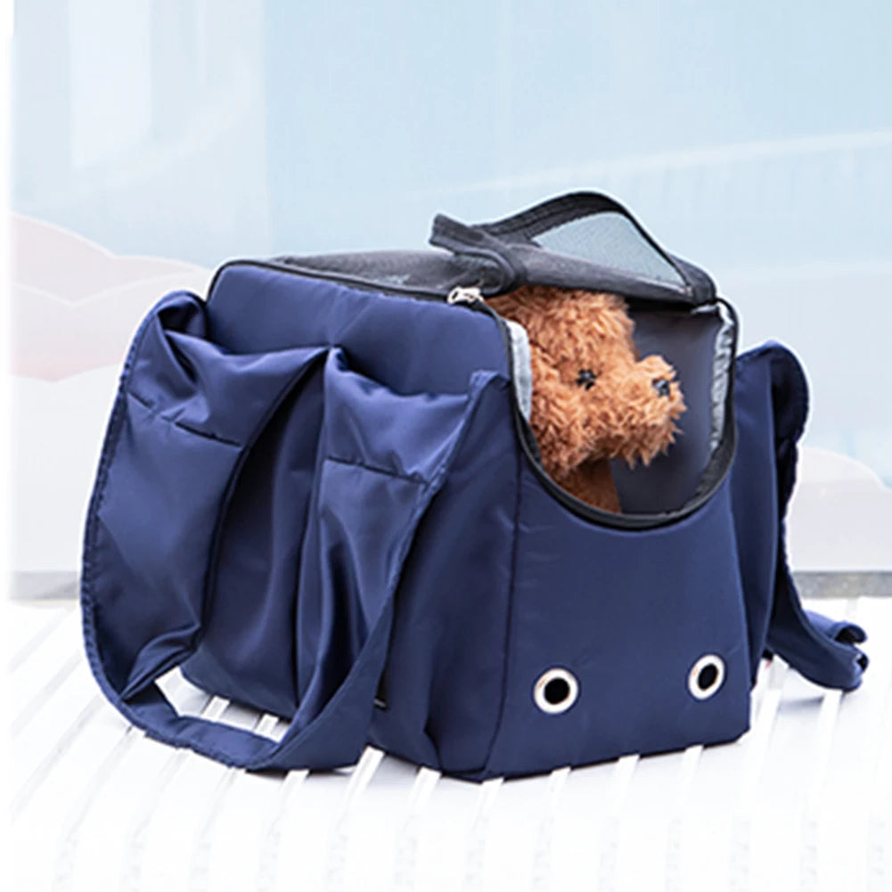 Travel Shoulder Kitten Puppy Carrying Bag Waterproof Folding Pet Cat Dog Carrier