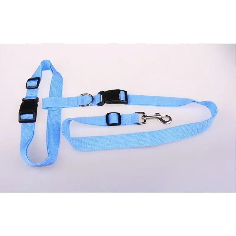 Chest Hands 1PC Belt Traction Walking Pet Lead Gift Free Rope Cat Running Pets Adjustable Strap Waist Jogging Supplies Dog Leash